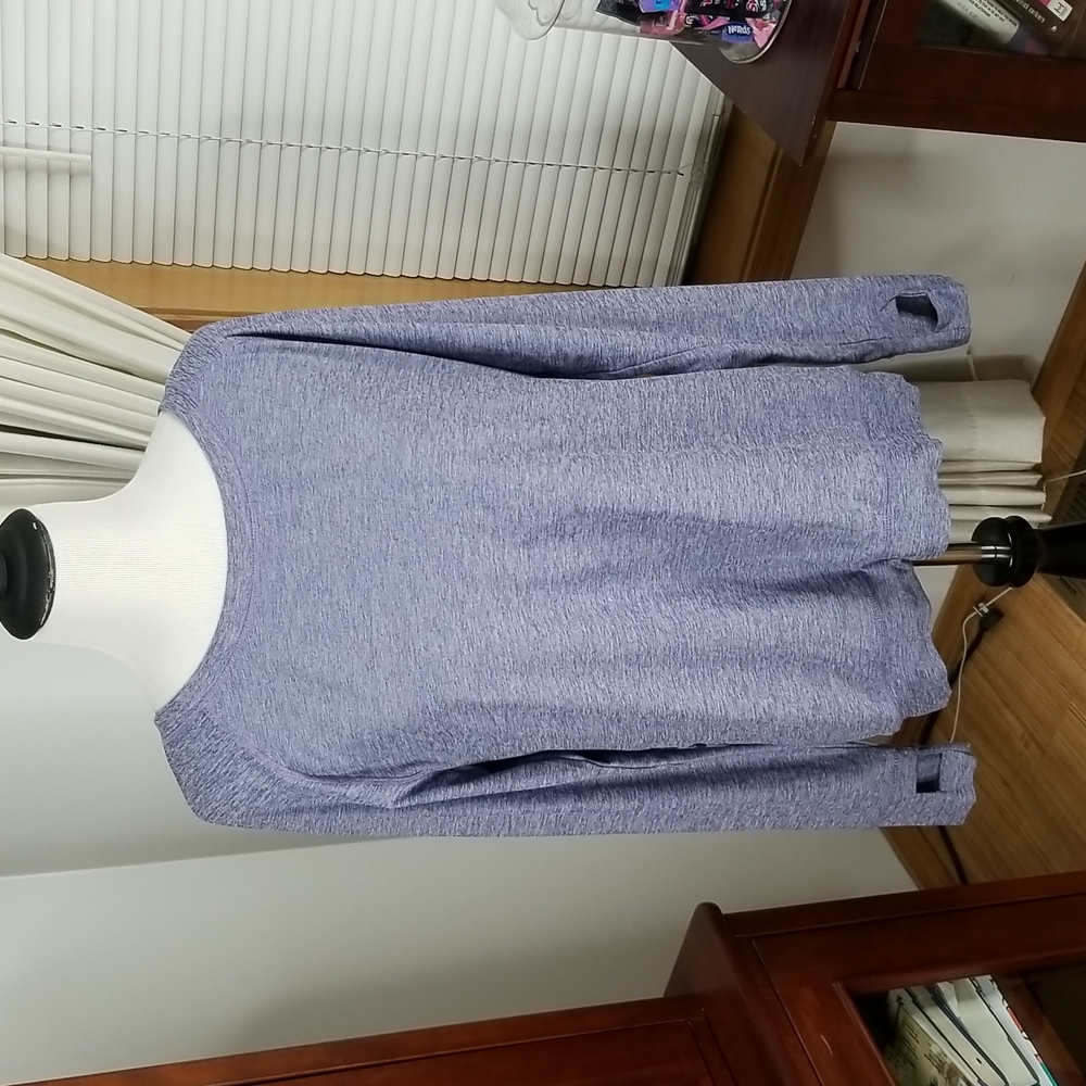 Oiselle Running Top Heathered Purple Size 8